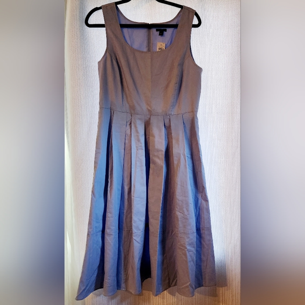 Ann Taylor Light Blue Midi Dress